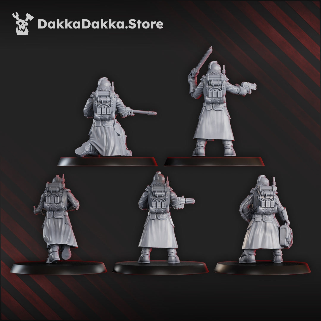 2nd Death Division Grenadier Squad Miniatures | Imperial Soldiers | DakkaDakka