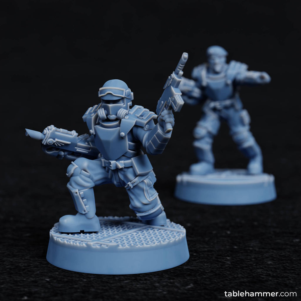Factory Guard Rangers – Human Riflemen Soldiers (Accell Union)
