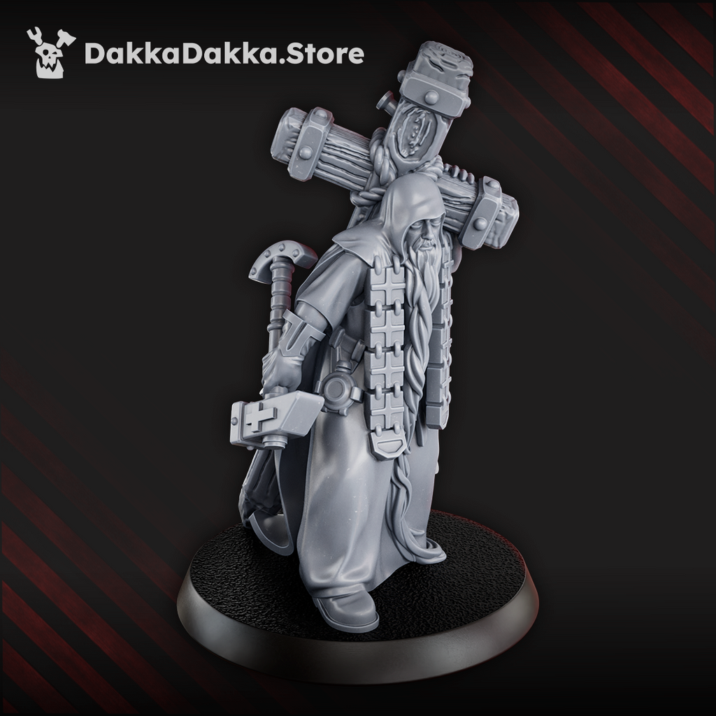 Priest Schemonk Avvakum | Trench Grimdark | Steel Union | DakkaDakka