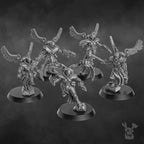 Blightshield Airborne Witch Miniatures | Grimdark Proxy Miniature | DakkaDakka