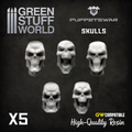 Green Stuff World Skulls