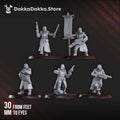 2nd Death Division Command Squad Miniatures | Imperial Soldiers | DakkaDakka
