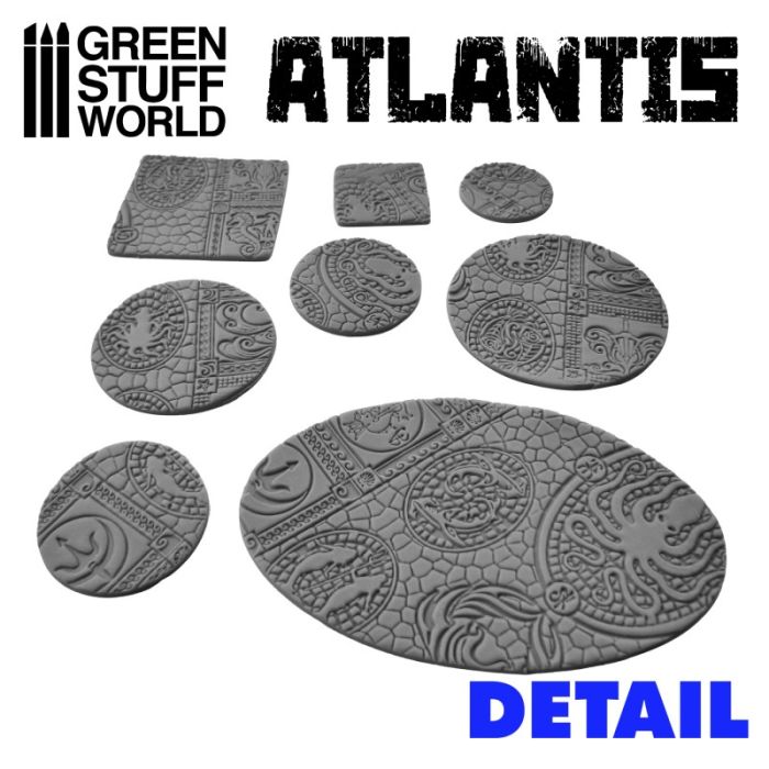 Green Stuff World Rolling Pin Atlantis