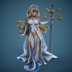 Sword Maiden | Pin-Up Statue Fan Art Miniature Unpainted | Dinamuu3D
