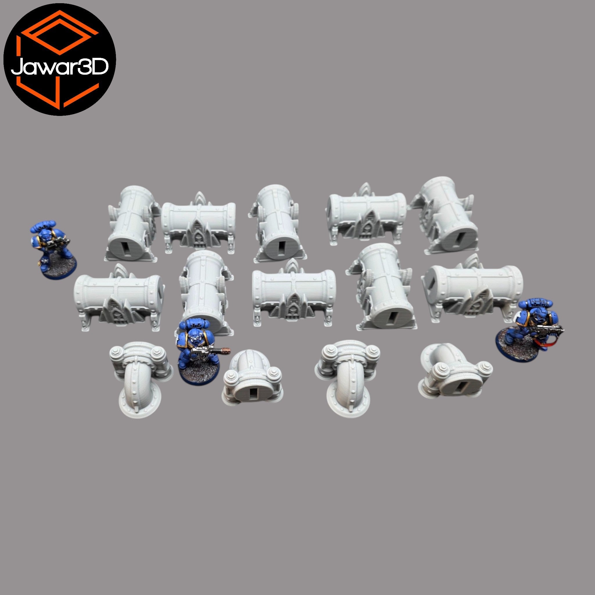 Production Pipes - 28mm Wargaming Scatter Terrain Scenery Tabletop Miniature