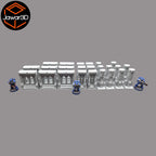 Modular Gothic Walls - 28mm Wargaming Scatter Terrain Scenery Tabletop Miniature