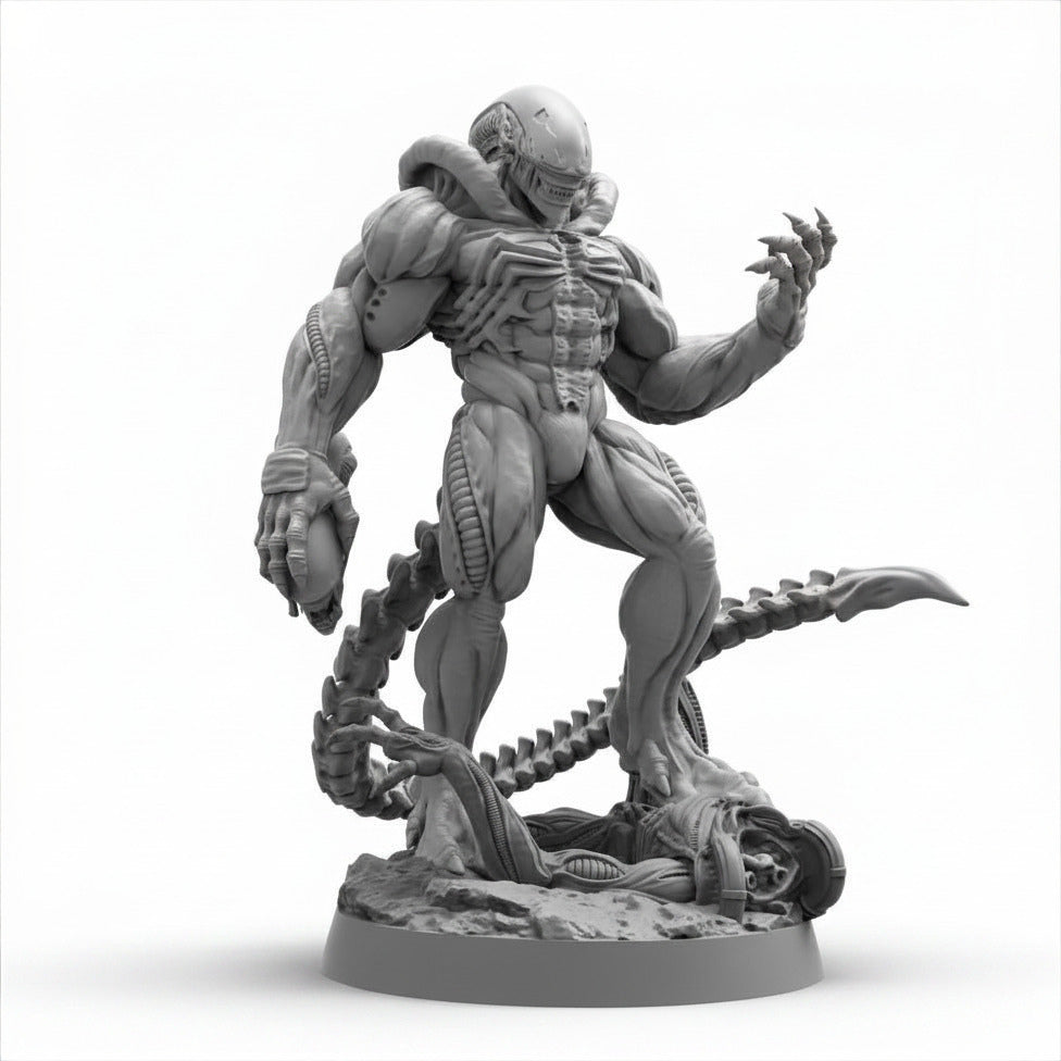 Alien Symbiote Xenomorph Miniature Papsikels Resin Figure