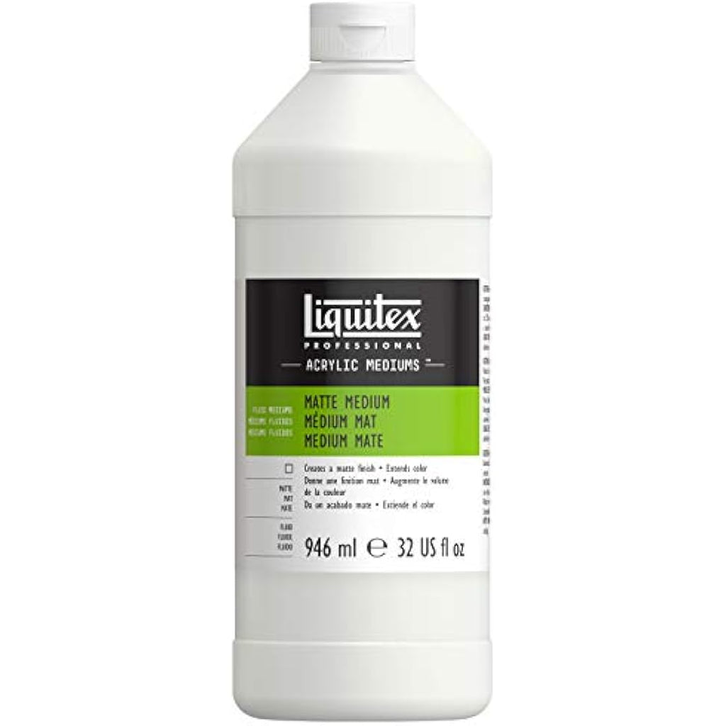 Liquitex Professional Matte Fluid Medium -,white, 946 ml