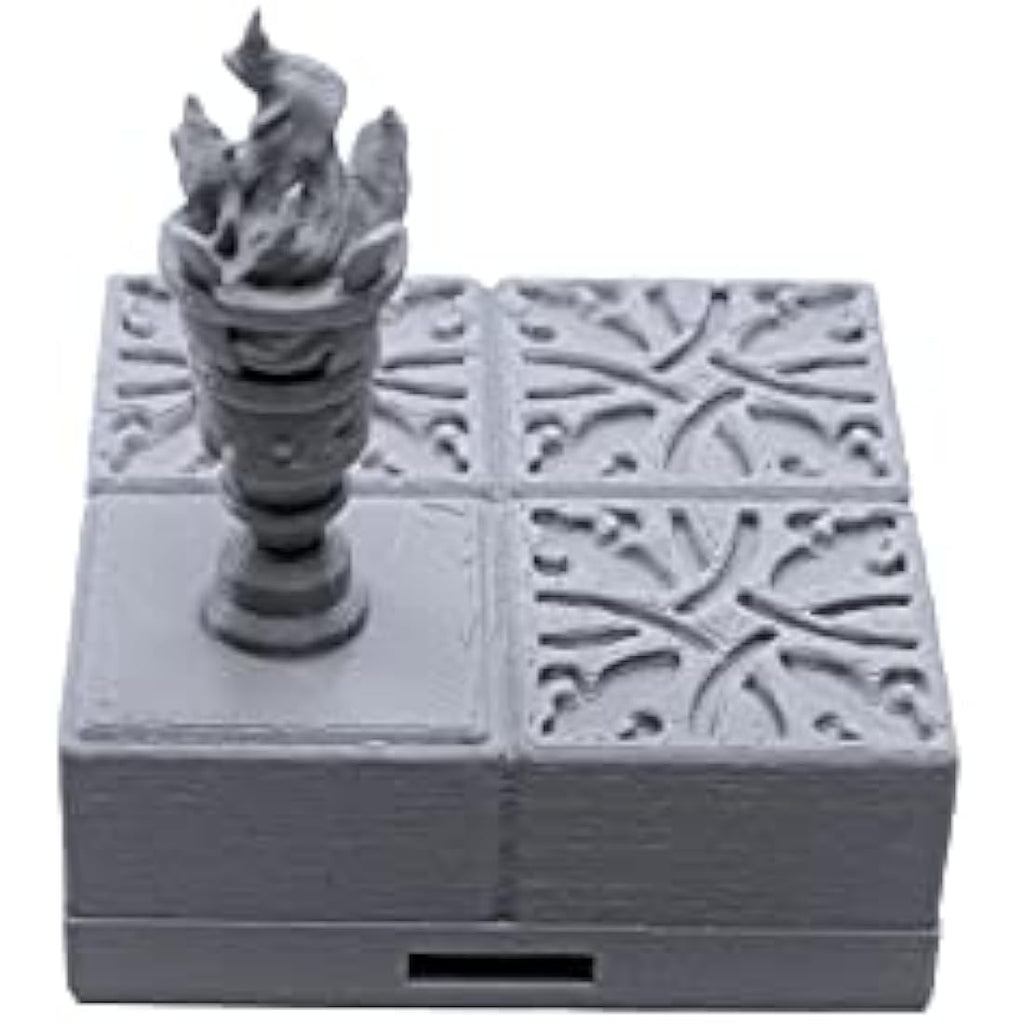 EnderToys Locking Dungeon Tiles - Throne Room, Terrain Scenery Tabletop 28mm Miniatures Role Playing Game, 3D Printed Paintable