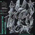 Monsters of the Multiverse Miniatures | Fantasy Miniature | Printed Obsession