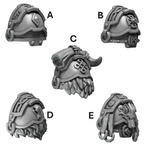 Big Pauldrons Pack 3 Primal Hounds Conversion Bits For 28mm 32mm Sci-fi Space Knights