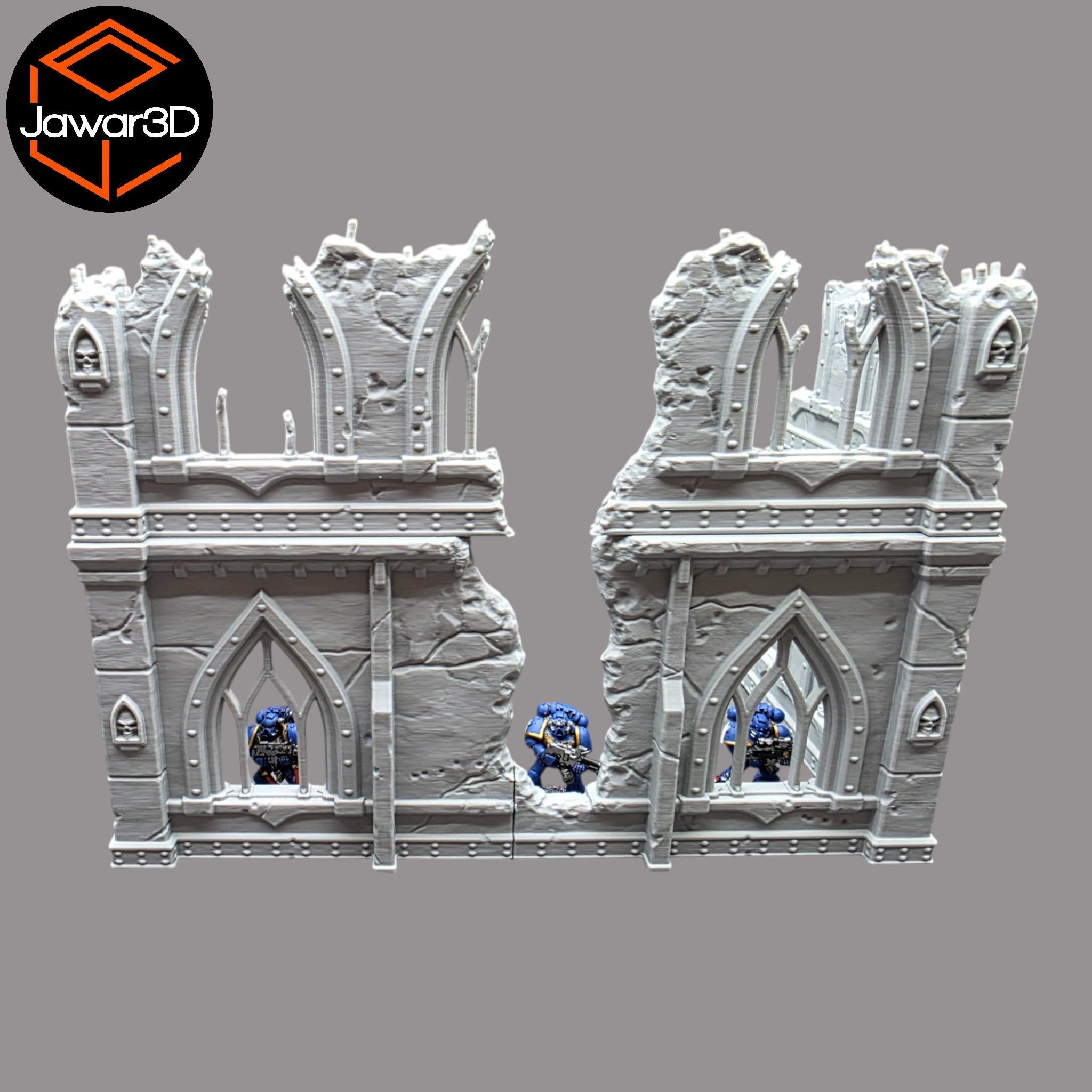 Ruined Empire 2 Floors #12 - 28mm Wargaming Scatter Terrain Scenery Miniature