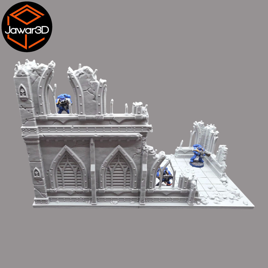 Ruined Empire 2 Floors #18 - 28mm Wargaming Scatter Terrain Scenery Miniature