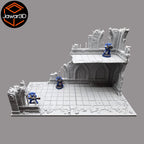 Ruined Empire 2 Floors #18 - 28mm Wargaming Scatter Terrain Scenery Miniature