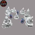 Mineral Deposit Set - 28mm Wargaming Scatter Terrain Scenery Tabletop