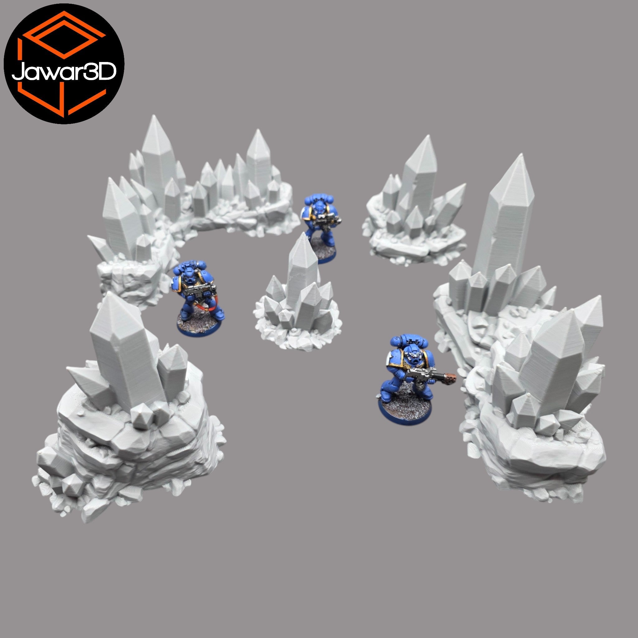 Mineral Deposit Set - 28mm Wargaming Scatter Terrain Scenery Tabletop