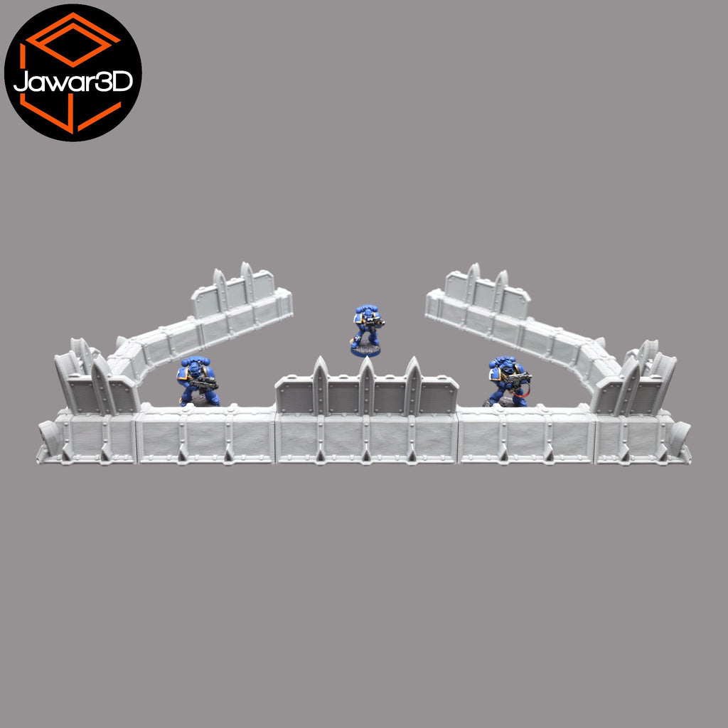 Trench Bunker Walls - 28mm Wargaming Scatter Terrain Scenery Tabletop Miniature