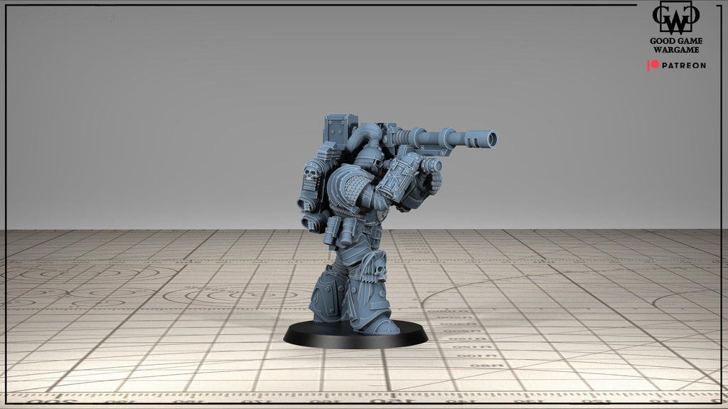 Tonantis Warrior HSQ 2 Thunder Warriors SQ Melee Unit by GGW (5 figures supplied) prebuilt