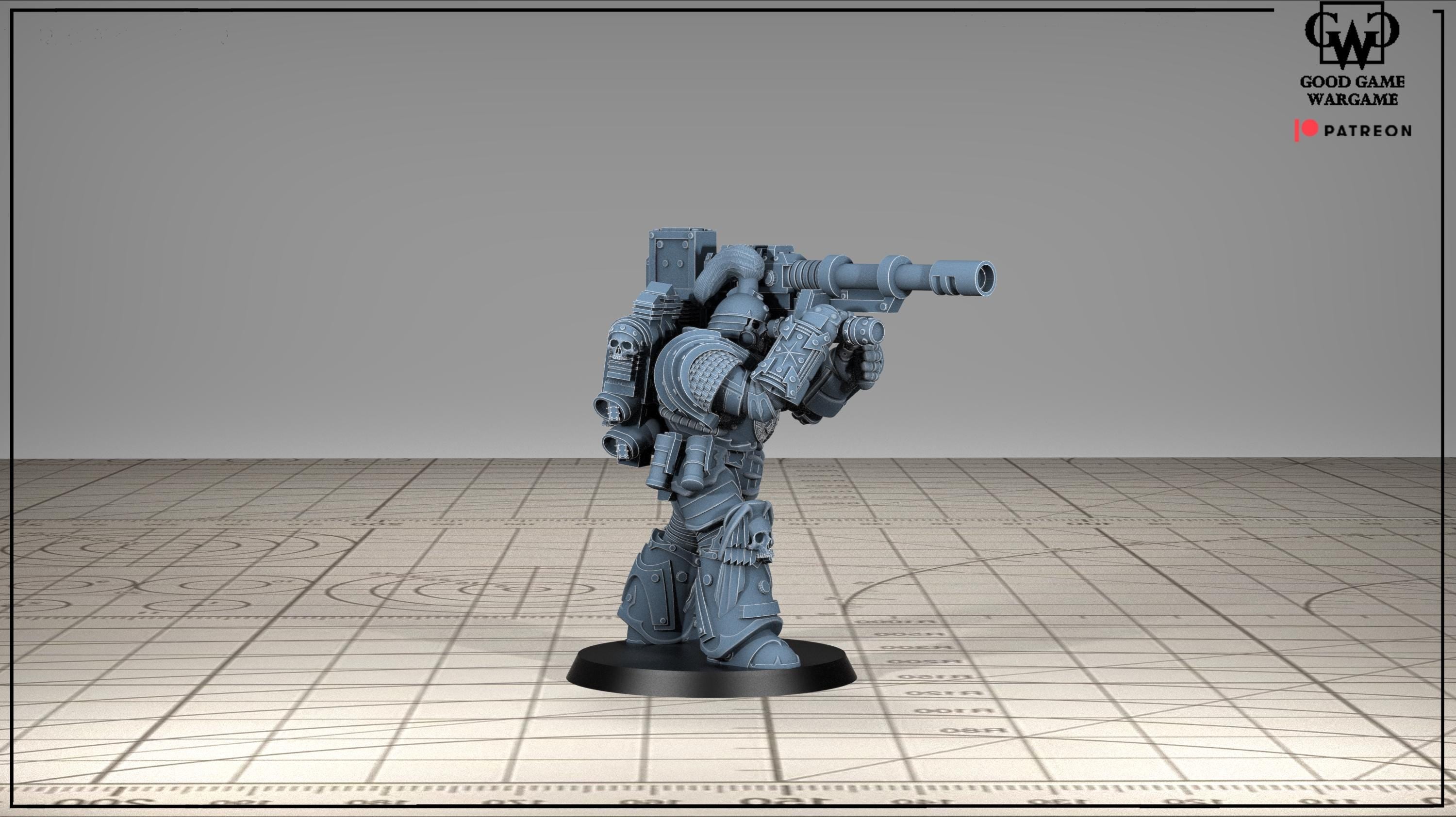 Tonantis Warrior HSQ 2 Thunder Warriors SQ Melee Unit by GGW (5 figures supplied) prebuilt