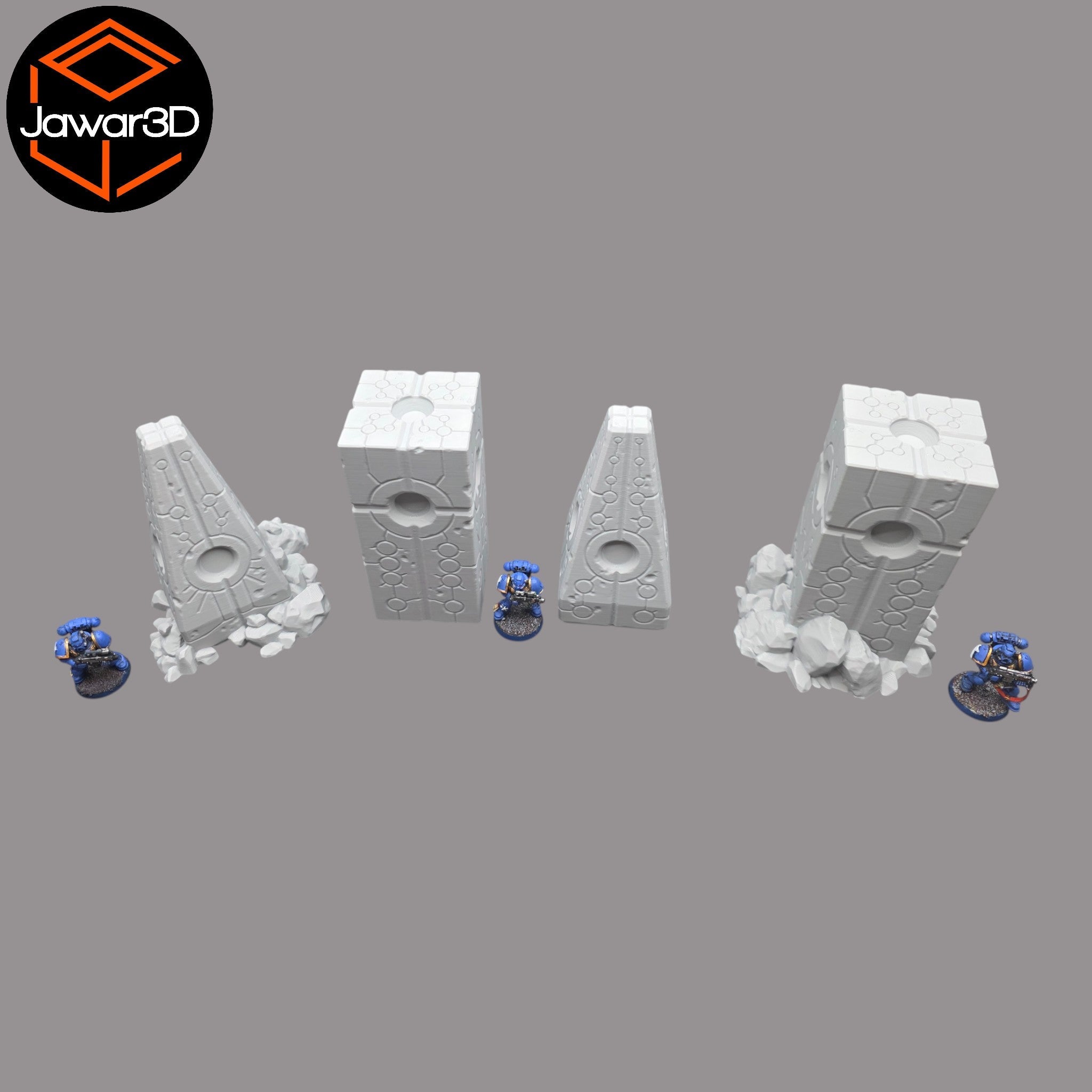 Alien Obelisk Set - 28mm Wargaming Scatter Terrain Scenery Tabletop Miniature