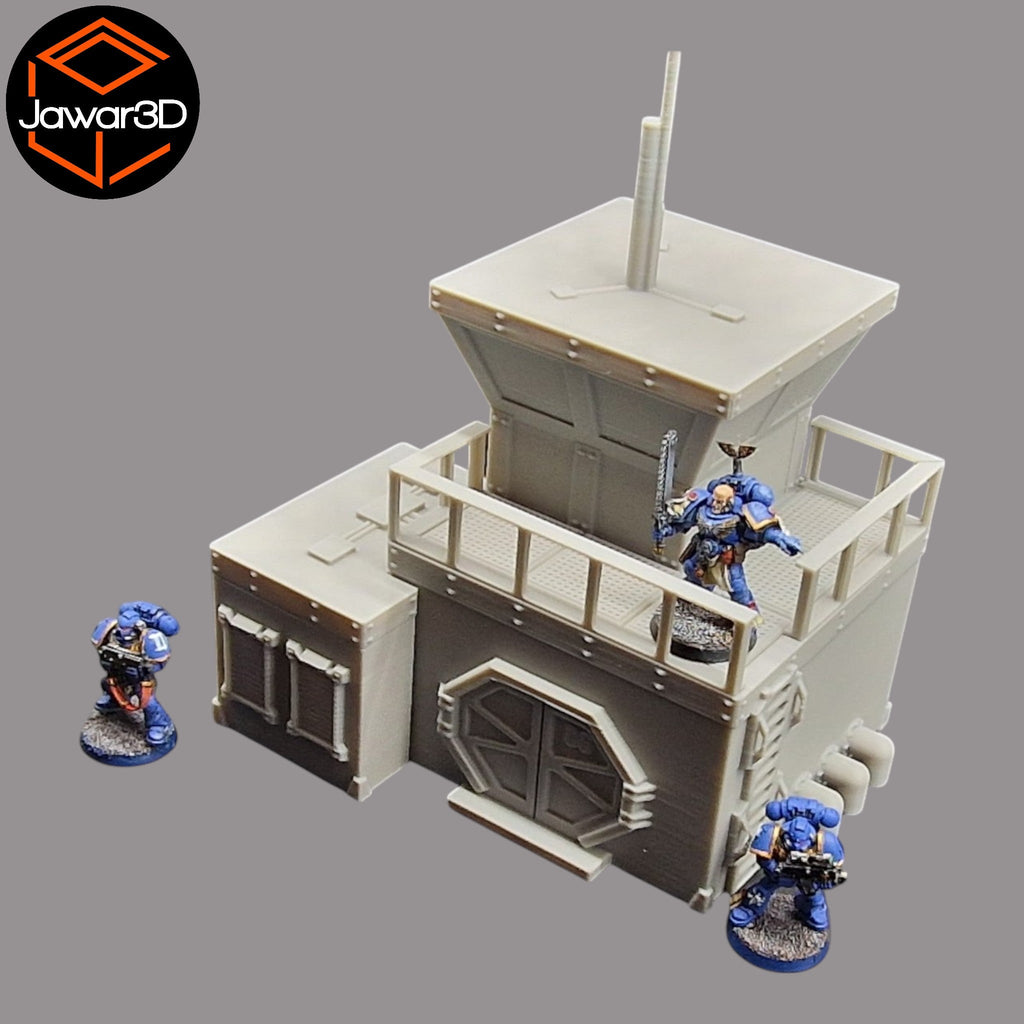 Sci-Fi Outpost - 28mm Wargaming Scatter Terrain Scenery Tabletop Miniature