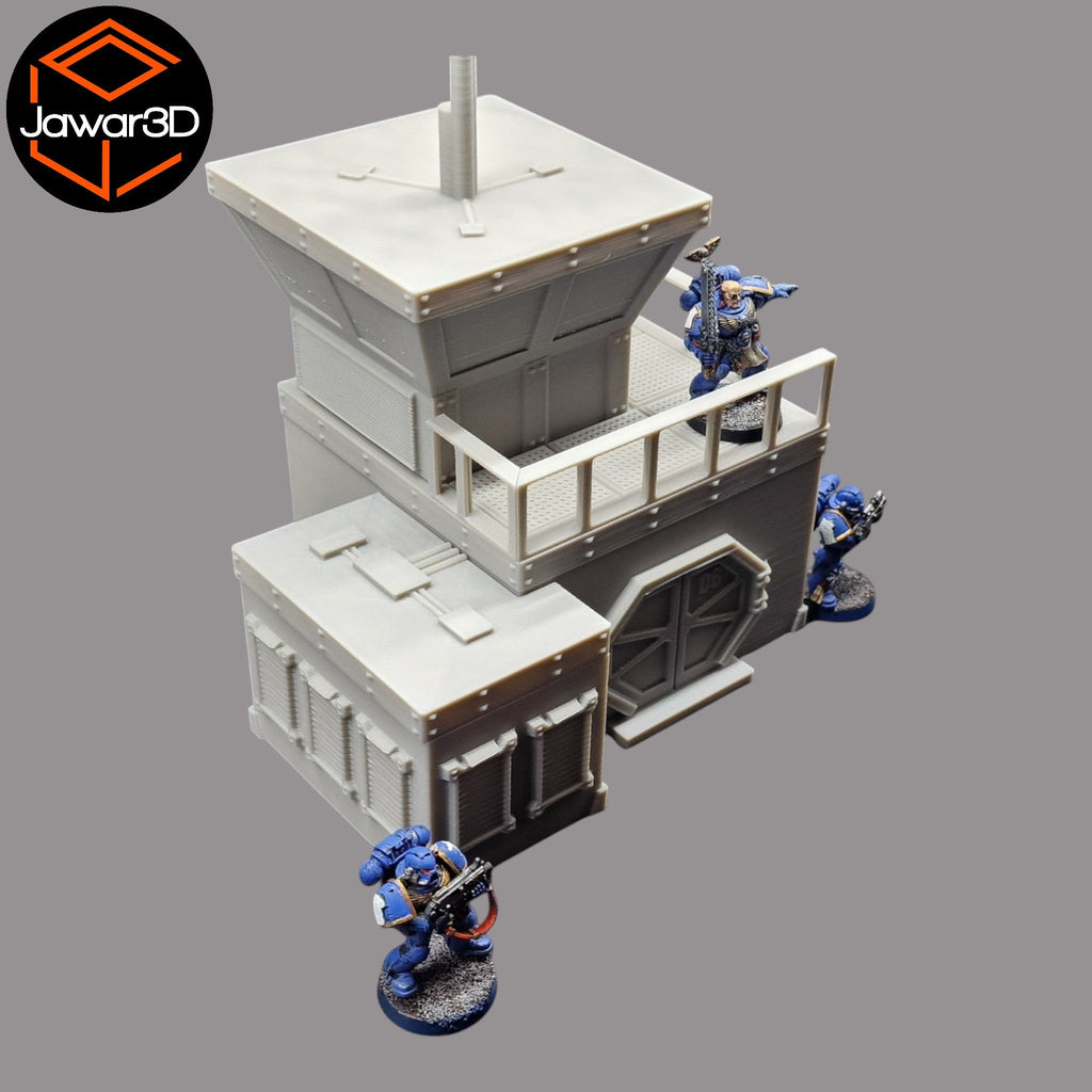 Sci-Fi Outpost - 28mm Wargaming Scatter Terrain Scenery Tabletop Miniature