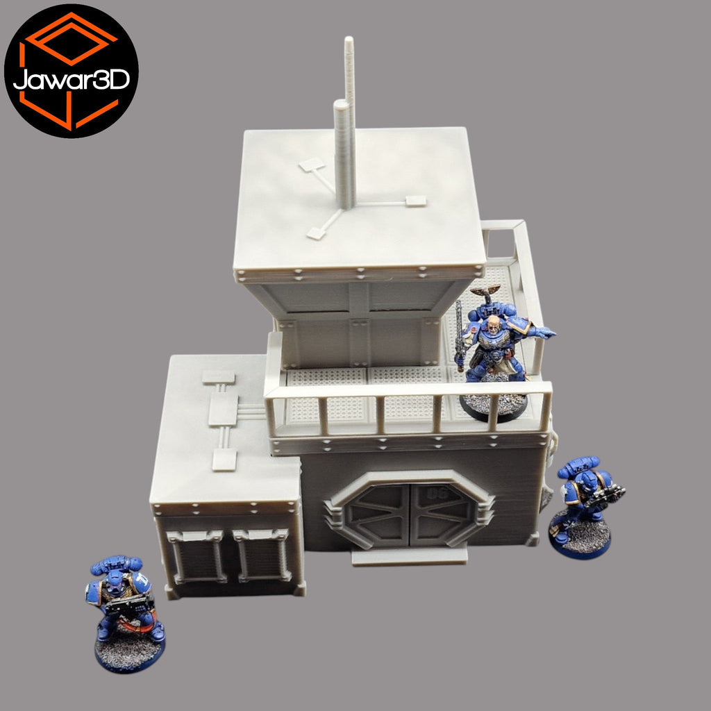 Sci-Fi Outpost - 28mm Wargaming Scatter Terrain Scenery Tabletop Miniature