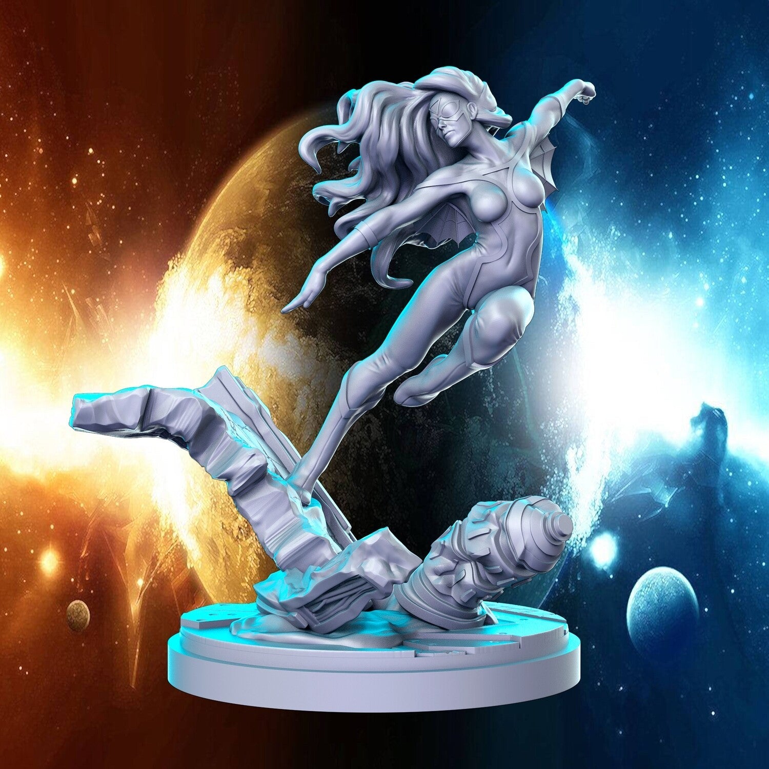 Spooder Lady | Super Hero Miniature | RN Estudio