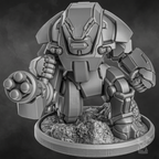 Shadow Combat Suits | Greater Good | DakkaDakka | Sci-Fi Grimdark Wargaming Miniature 28mm 32mm