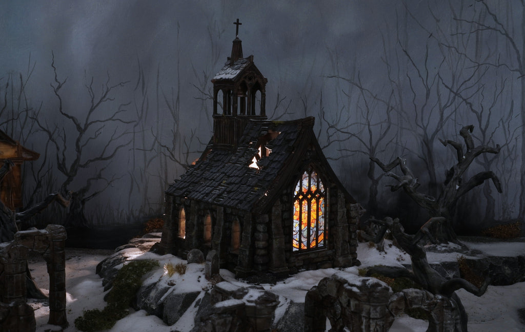 Basilica Ruins - 28mm DND/Wargame/RPG Terrain