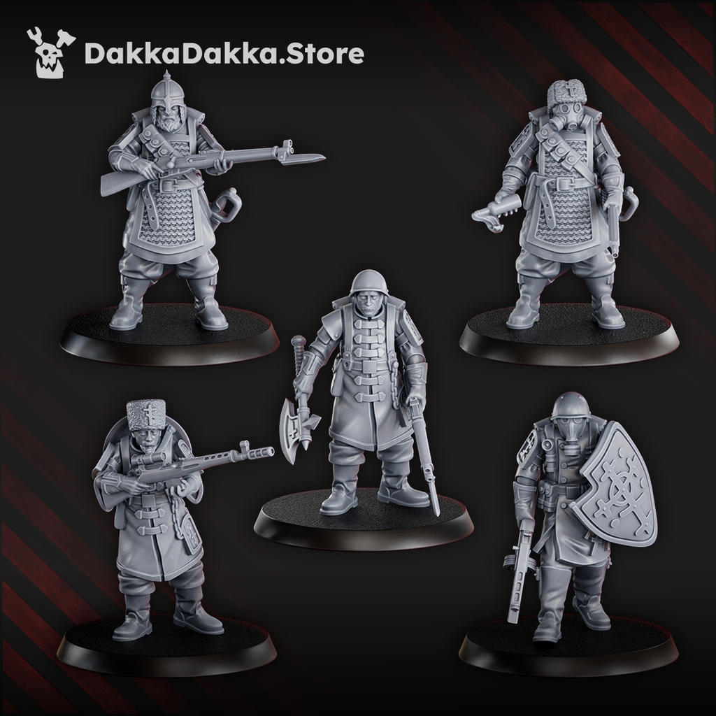 Red Druzhina Miniatures | Trench Grimdark | Steel Union | DakkaDakka