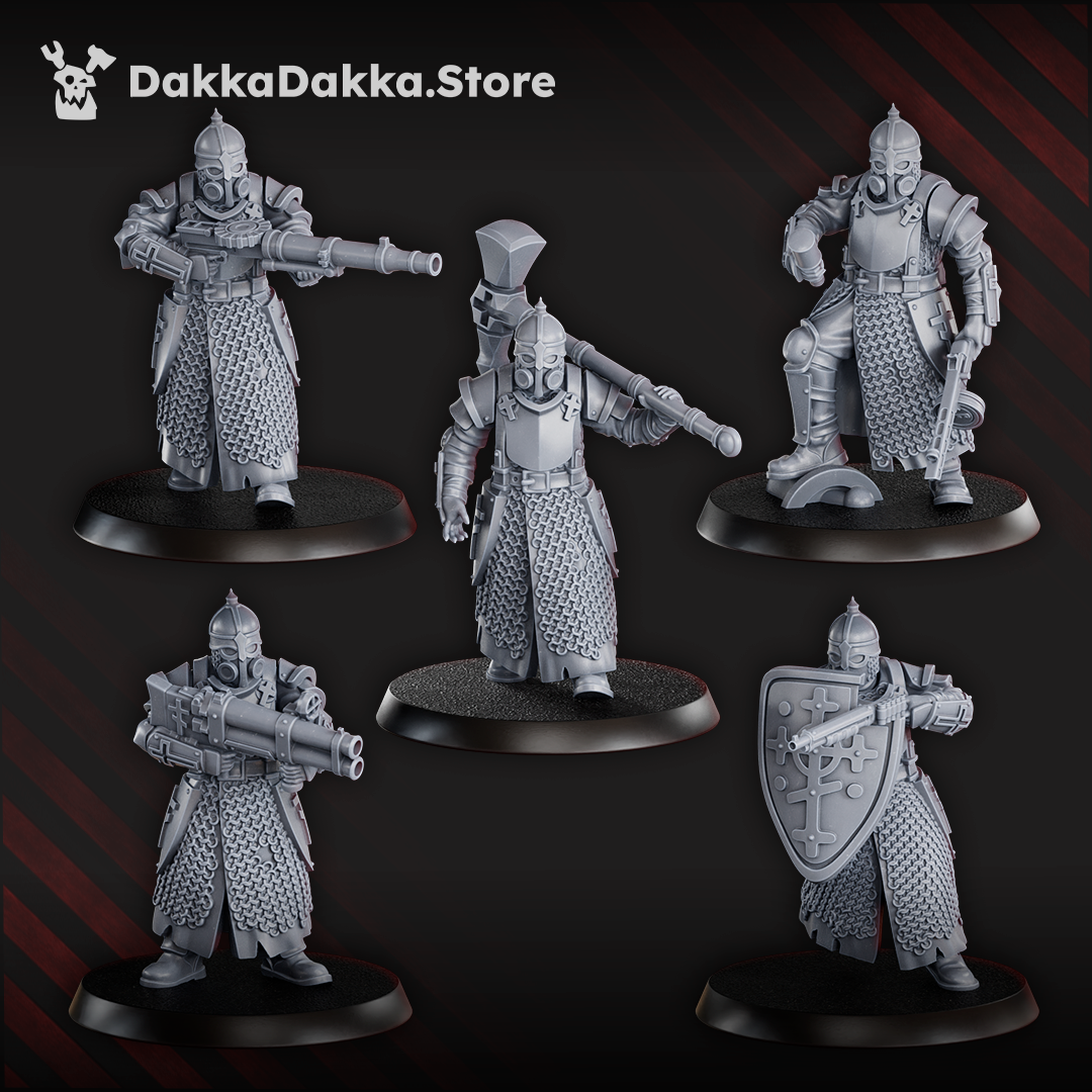 Holy Steel Battalion Miniatures | Trench Grimdark | Steel Union | DakkaDakka