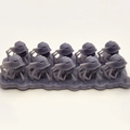 10x Space Warrior Helmets | Ultra Eagle | Sci-Fi Grimdark Custom Bitz Wargaming Miniatures 28mm 32mm