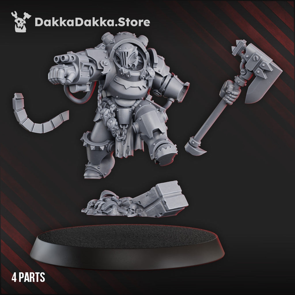 Gorgwork Comander In Heavy Armor | Battle Brothers | DakkaDakka