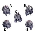 Pauldrons Pack 5 Primal Hounds Conversion Bits For 28mm 32mm Sci-fi Space Knights