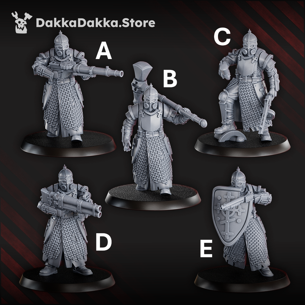 Holy Steel Battalion Miniatures | Trench Grimdark | Steel Union | DakkaDakka