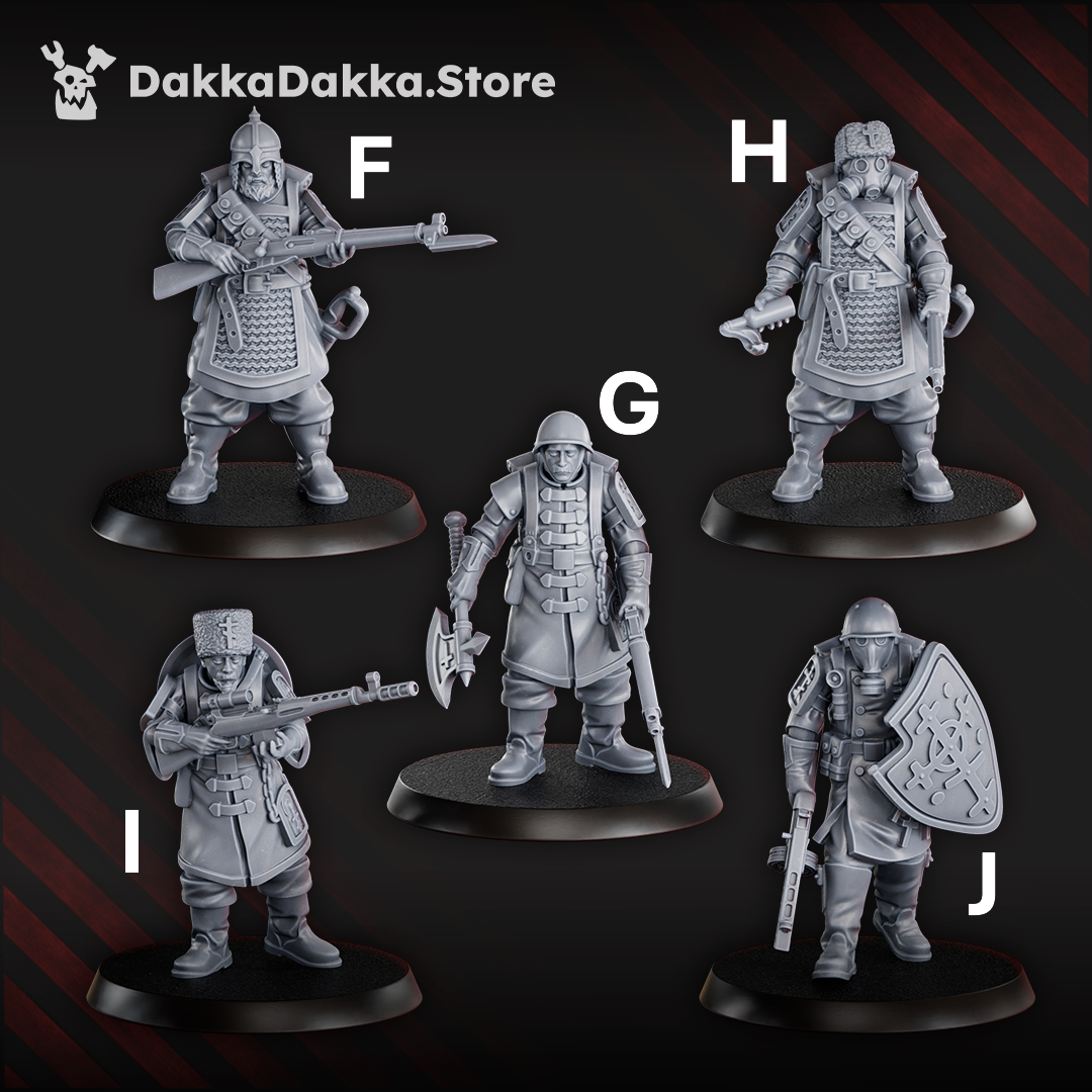 Holy Steel Battalion Miniatures | Trench Grimdark | Steel Union | DakkaDakka