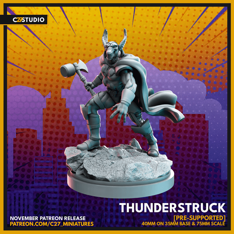 Asghardians | Super Hero Sci-Fi Miniature | C27 Studio