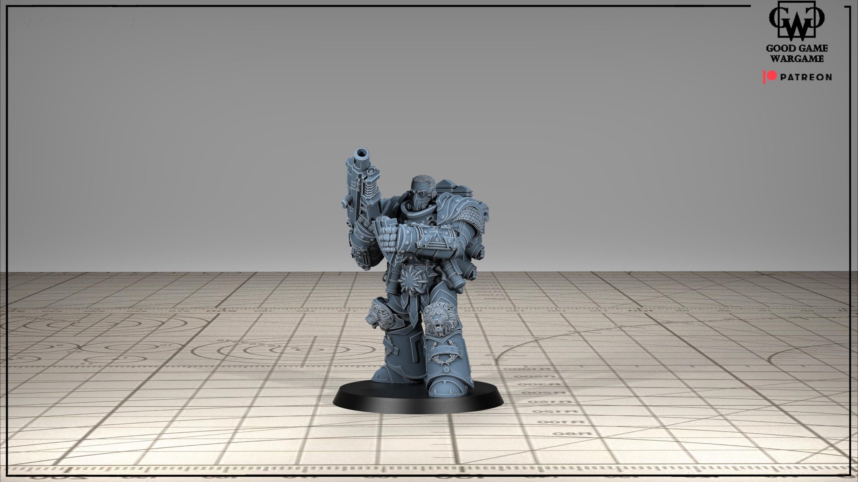 Tonantis Warriors Thunder Warriors SQ Melee Unit by GGW (5 figures supplied) prebuilt