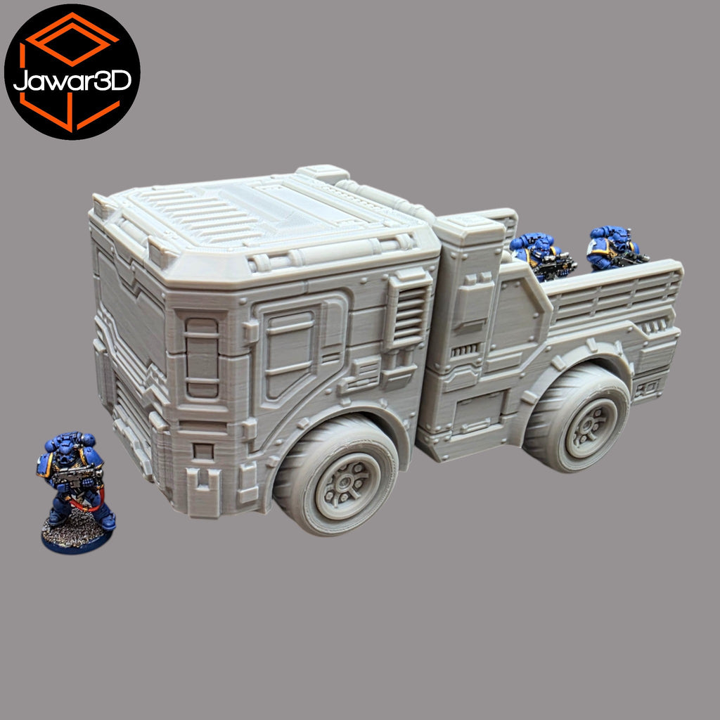 District 12 Vehicle #7 - 28mm Wargaming Scatter Terrain Scenery Tabletop
