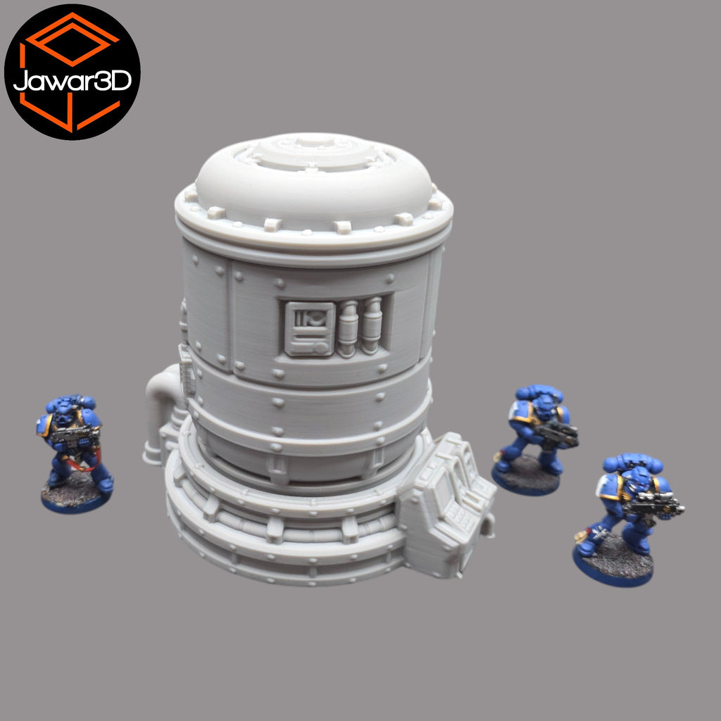 Production Silo - 28mm Wargaming Scatter Terrain Scenery Tabletop