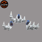 Hive Spikes - 28mm Wargaming Scatter Terrain Scenery Tabletop