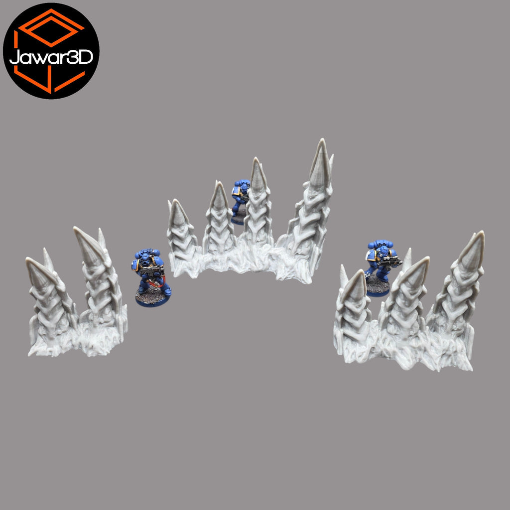 Hive Spikes - 28mm Wargaming Scatter Terrain Scenery Tabletop