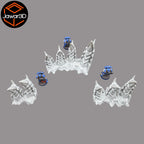 Hive Spikes - 28mm Wargaming Scatter Terrain Scenery Tabletop