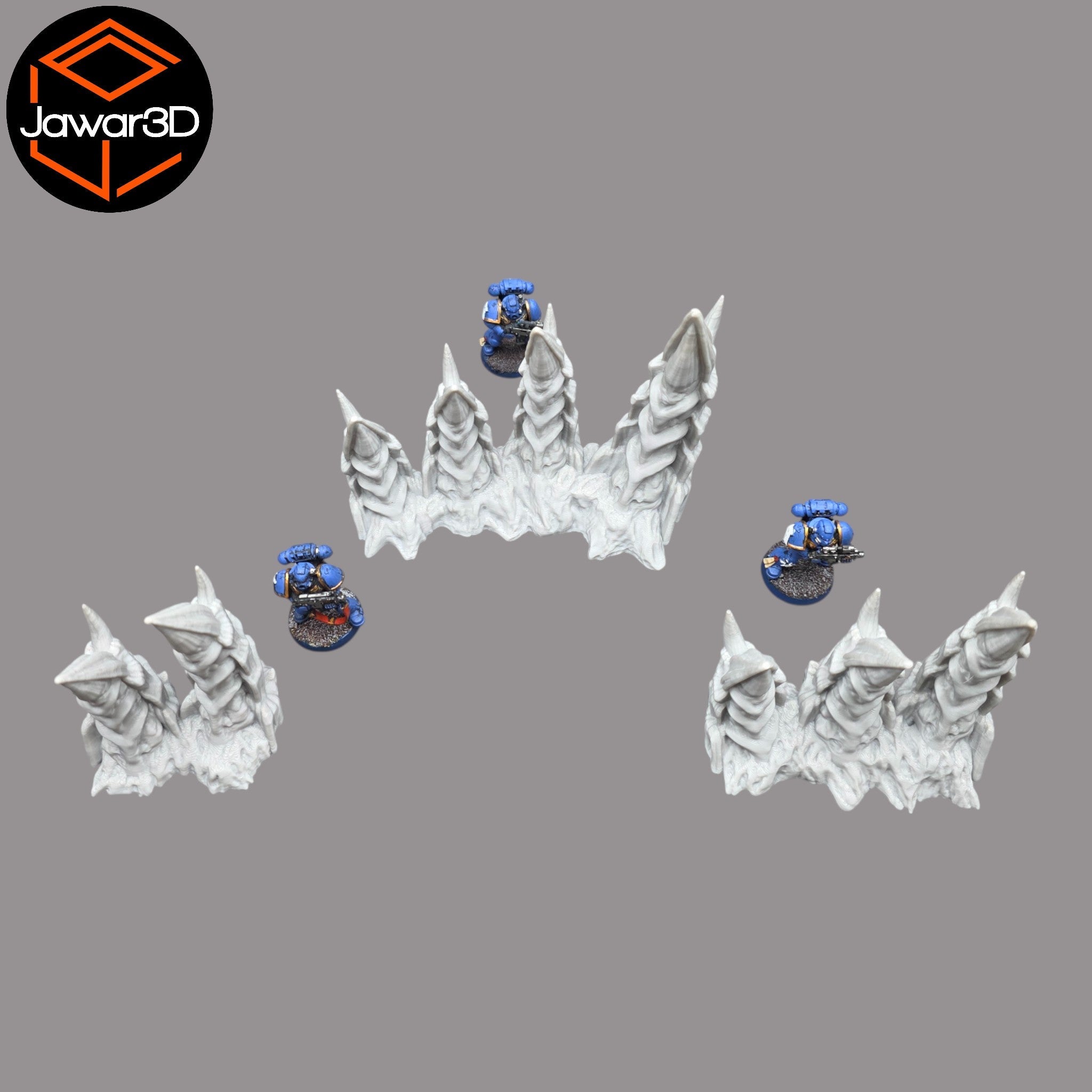 Hive Spikes - 28mm Wargaming Scatter Terrain Scenery Tabletop