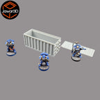 Shipping Container - 28mm Wargaming Scatter Terrain Scenery Tabletop Miniature