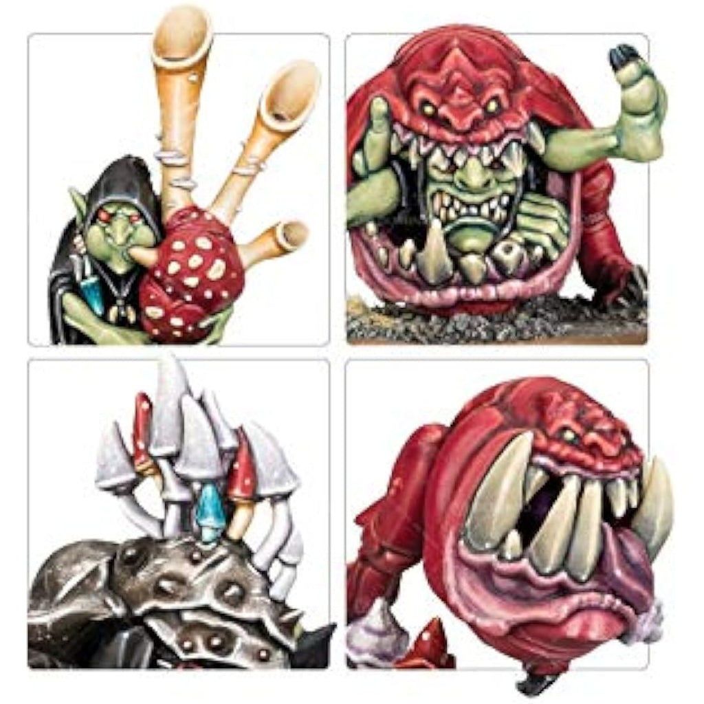 Games Workshop - Warhammer Age of Sigmar - Gloomspite Gitz: Squig Herd, Black