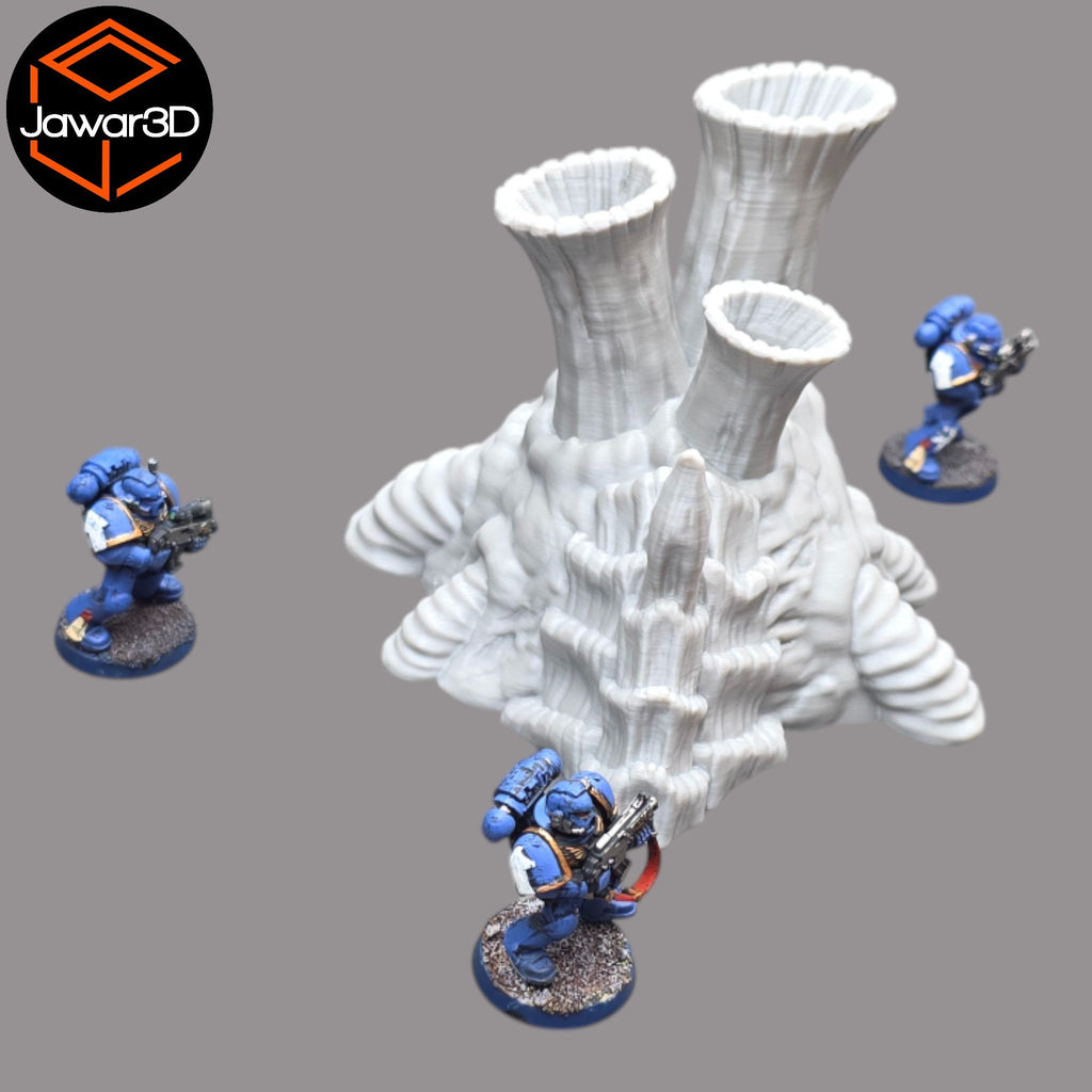 Hive Smokestack #1 - 28mm Wargaming Scatter Terrain Scenery Tabletop