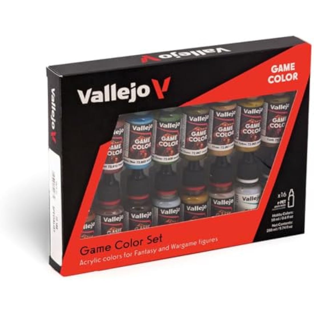 Vallejo Game Color Specialist Acrylic Paint Set - Assorted Colours (Pack of 16)