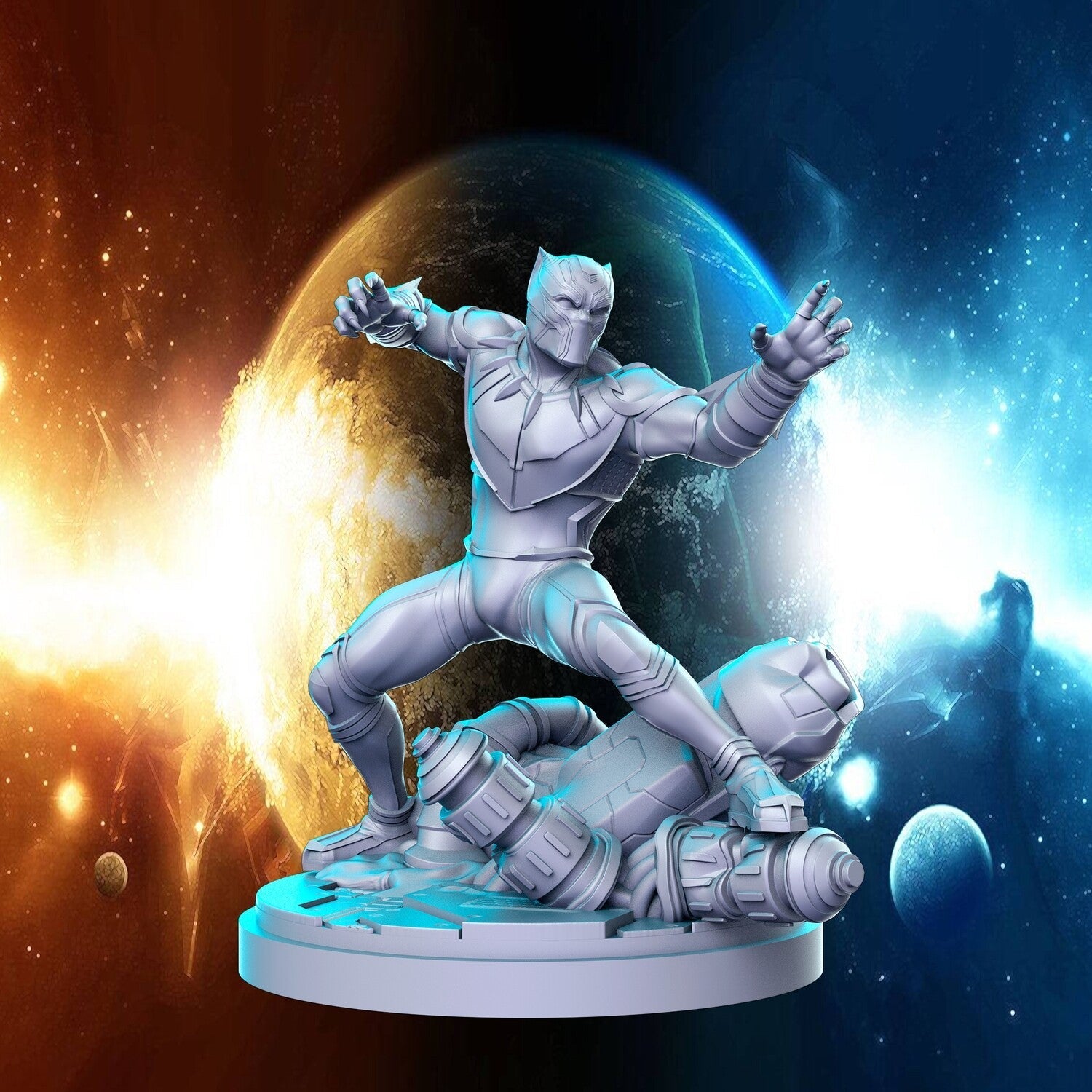 Sooty Kitten | Super Hero Miniature | RN Estudio